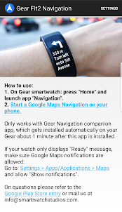 Gear Fit2 Navigation