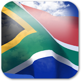 3D South Africa Flag icon
