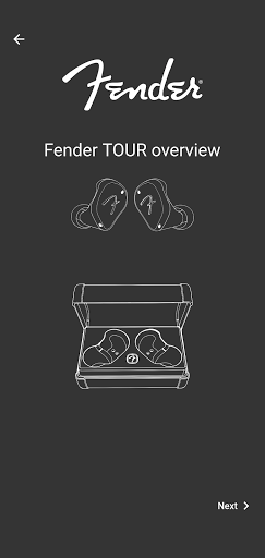 Android application Fender Tour screenshort