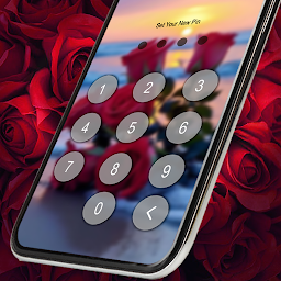 Зображення значка Rose Heart Lock Screen Pin