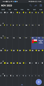 Oman Calendar 2024