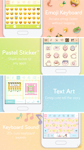 Pastel Keyboard Themes Color Captura de pantalla