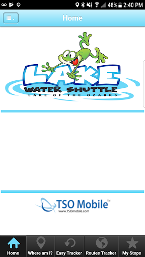 Android application Lake Water Shuttle screenshort