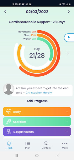 Peak Performance & Prevention Screen 2