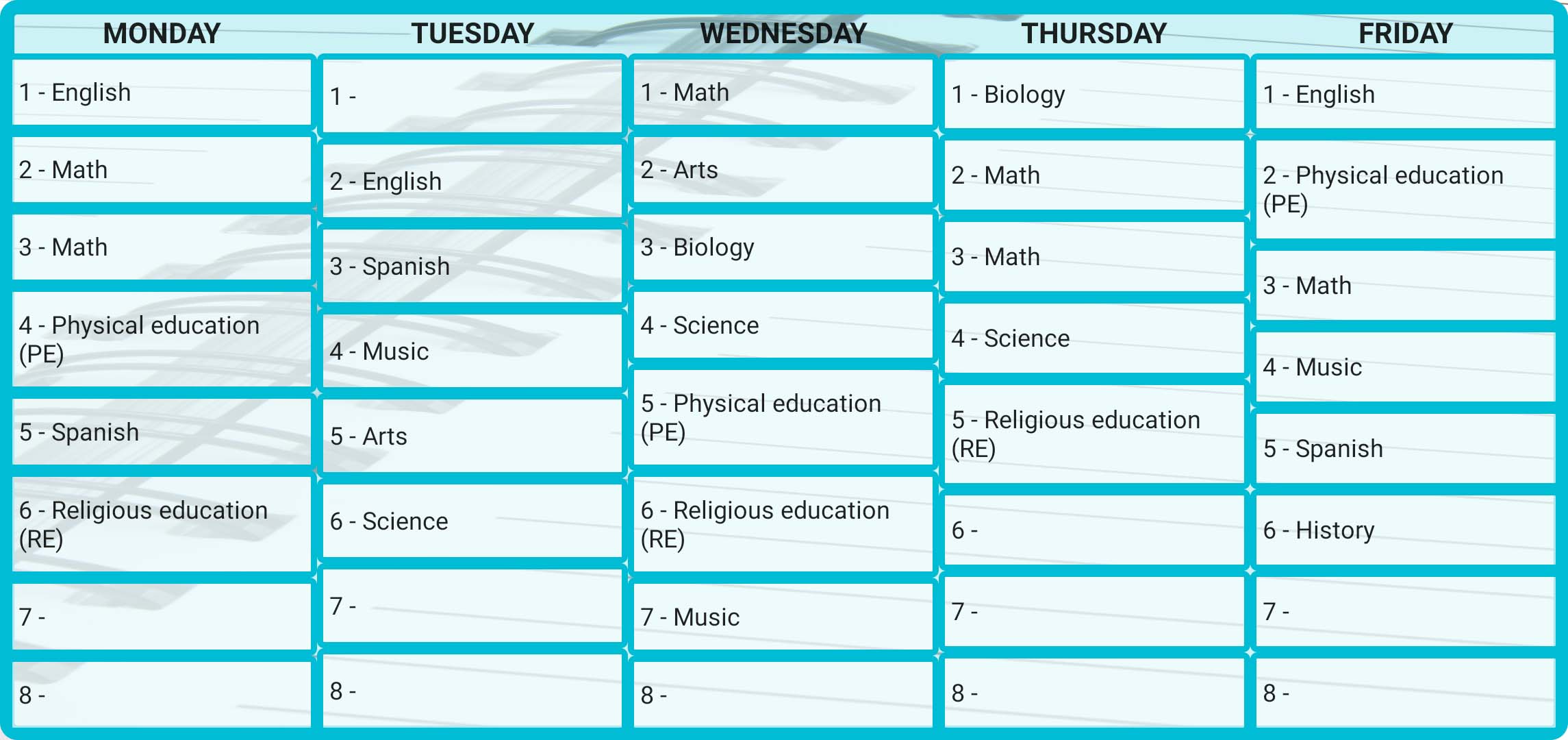 Android application My Grades - School Timetable screenshort