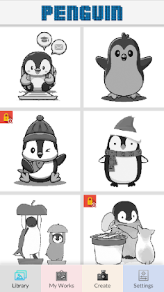 Penguin - Pixel Art - Screenshot 3