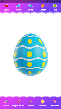 coloring easter kinder eggs - Screenshot 4