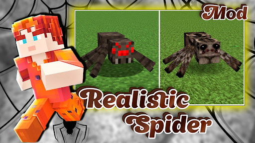 Realistic Spider Mod Minecraft