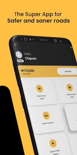 Android application Whistle App - Report it screenshort