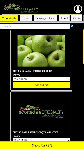Android application Scottsdale Specialty screenshort