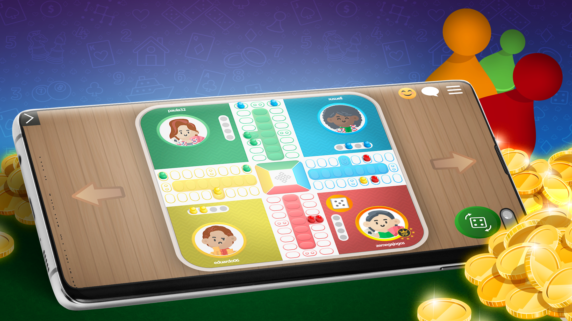 Android application GameVelvet: Dominoes, Spades screenshort