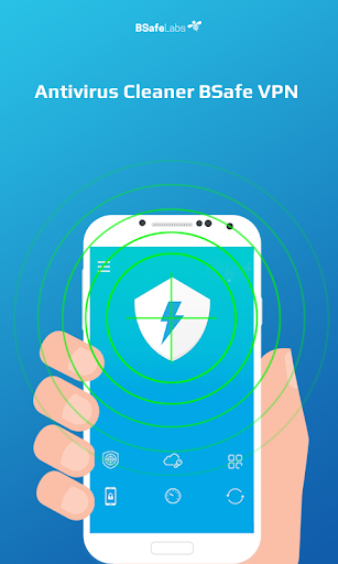 Android application Antivirus Cleaner BSafe VPN screenshort