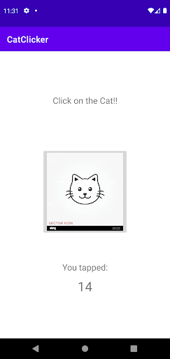 CatClicker Screen 2
