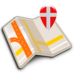 Cover Image of ダウンロード Map of Denmark offline 1.6 APK