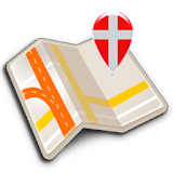 Map of Denmark offline icon