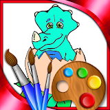 dinosaurs coloring book 2 icon
