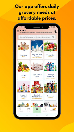 POTLAM - Food and Kirana App Screenshot 4 - AppWisp.com
