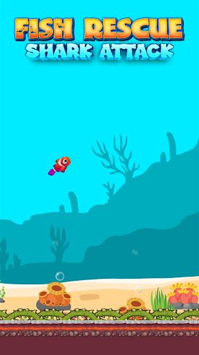 Android application Fish Escape Go: Shark Attack screenshort
