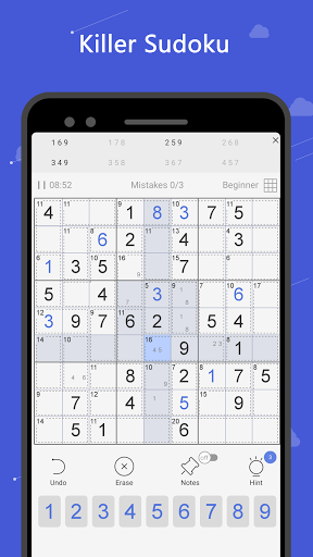 Killer Sudoku - sudoku game 1.7.3 screenshots 1