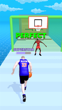 #2. Dunk Runner - Cross'em All (Android) By: Spark Games Studio