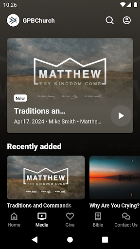 Greater Portland Bible Church Screen 2