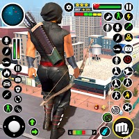 Ninja Archer Assassin FPS Shooter: 3D Offline Game