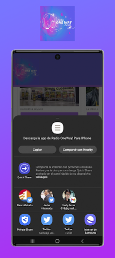 Radio OneWay Screen 3