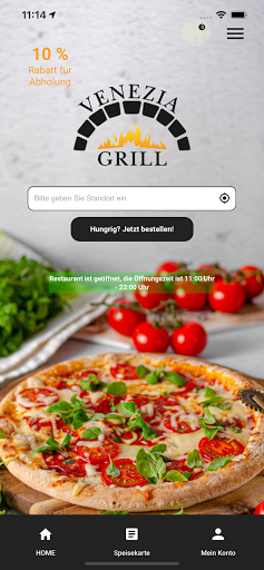 Android application Venezia Grill Wilhelmstraße screenshort