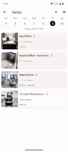 MyOffice Cowork Tánica Screen 2