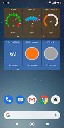 ThingShow for ThingSpeak Screen 2