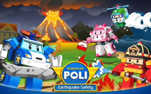 Screenshot of Robocar Poli Earthquake Safety