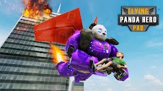 Flying Police Panda Robot Game: Robot Car Gameのおすすめ画像5