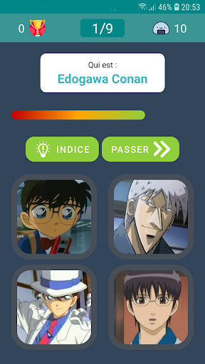 AnimeQuiz Screen 2