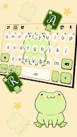screenshot of Cute Green Frog Theme