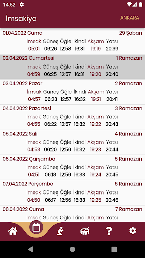 Ramazan İmsakiyesi 2025 Screenshot 2 - AppWisp.com