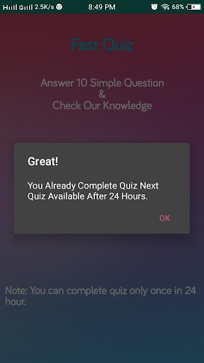 Fast Quiz