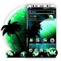 Green Planet Launcher Theme
