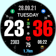 Big dgt mod 5M Watch face icon