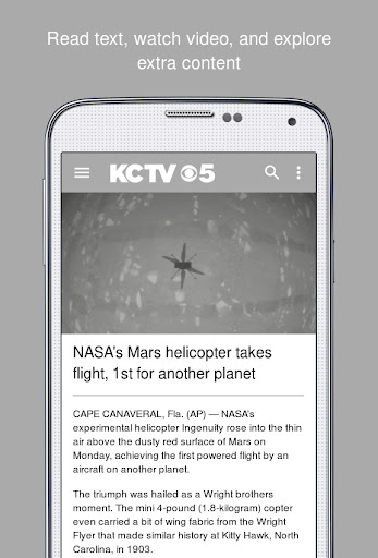 Screenshot of KCTV5 News - Kansas City