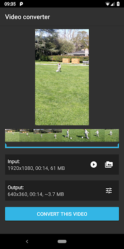 Android application Video Converter Demo screenshort