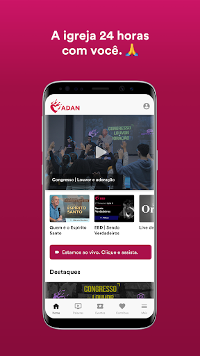 Android application Igreja ADAN screenshort