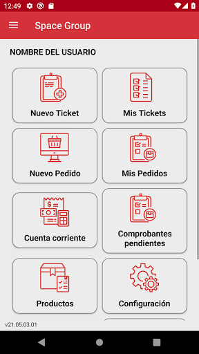 Space Group Gestión Screen 2