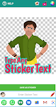 screenshot of Animated Stickers Maker, Text 