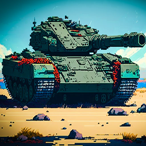 battle of tanks 2D logo