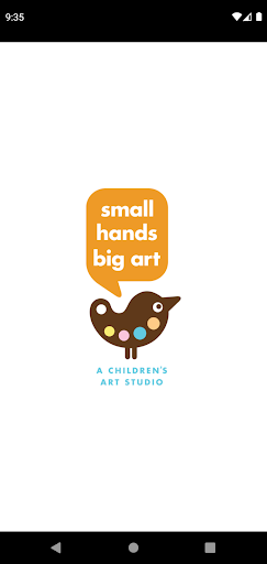 Android application Small Hands Big Art screenshort