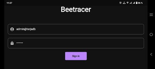 BeeTracer Screen 3