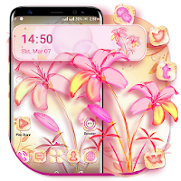 Lily Pink Launcher Theme