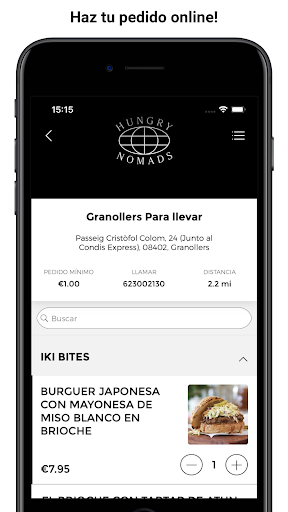 Android application Hungry Nomads screenshort