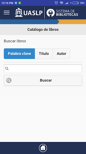 Sistema de Bibliotecas (UASLP) Screen 3