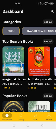 Android application Ebook PI screenshort